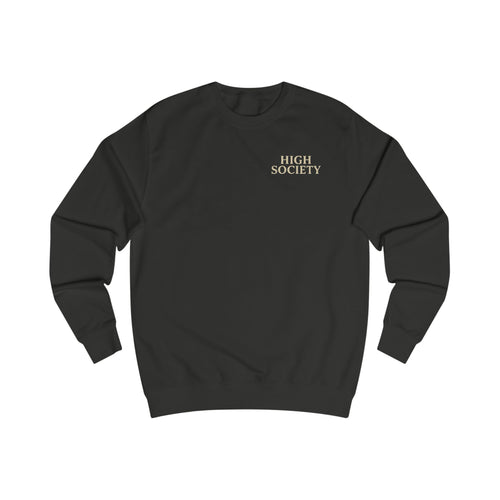 High Society Threads Premium Heavyweight Sweatshirt – Gold Crown & Leaf Streetwear
